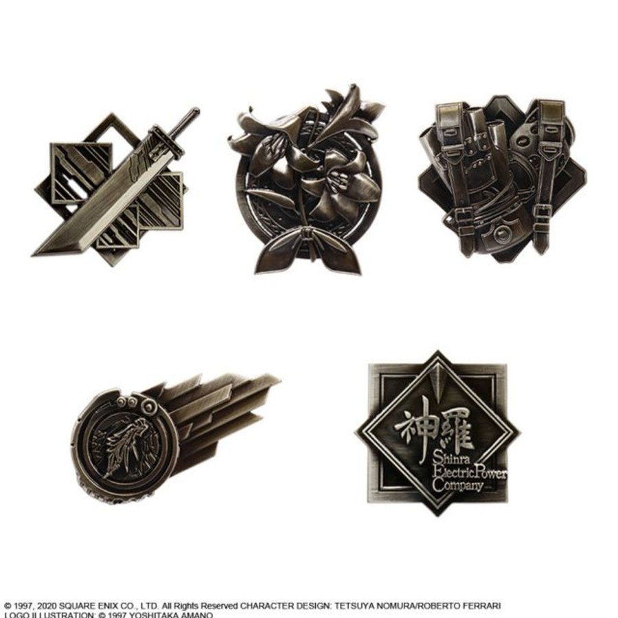 Merchandise FINAL FANTASY VII Remake Pins | Final Fantasy Vii Remake Pin Badge - Set Of 10 Box Version